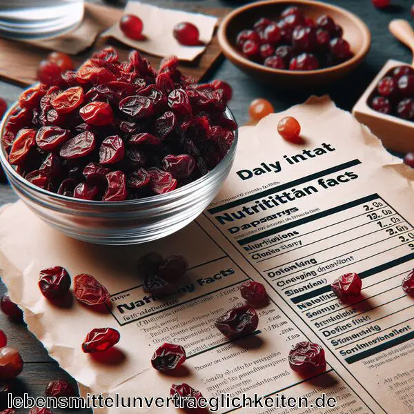 Wie viele getrocknete Cranberries sollte man täglich essen? » Cranberries für die Gesundheit  